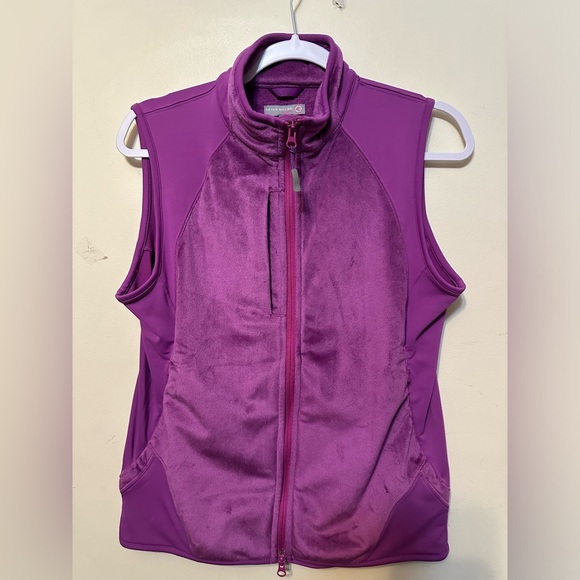 Peter Millar Jackets & Blazers - Peter Millar  MediumHybrid Textured Teddy Fuzzy Fleece Vest Jacket Zip Up Preppy